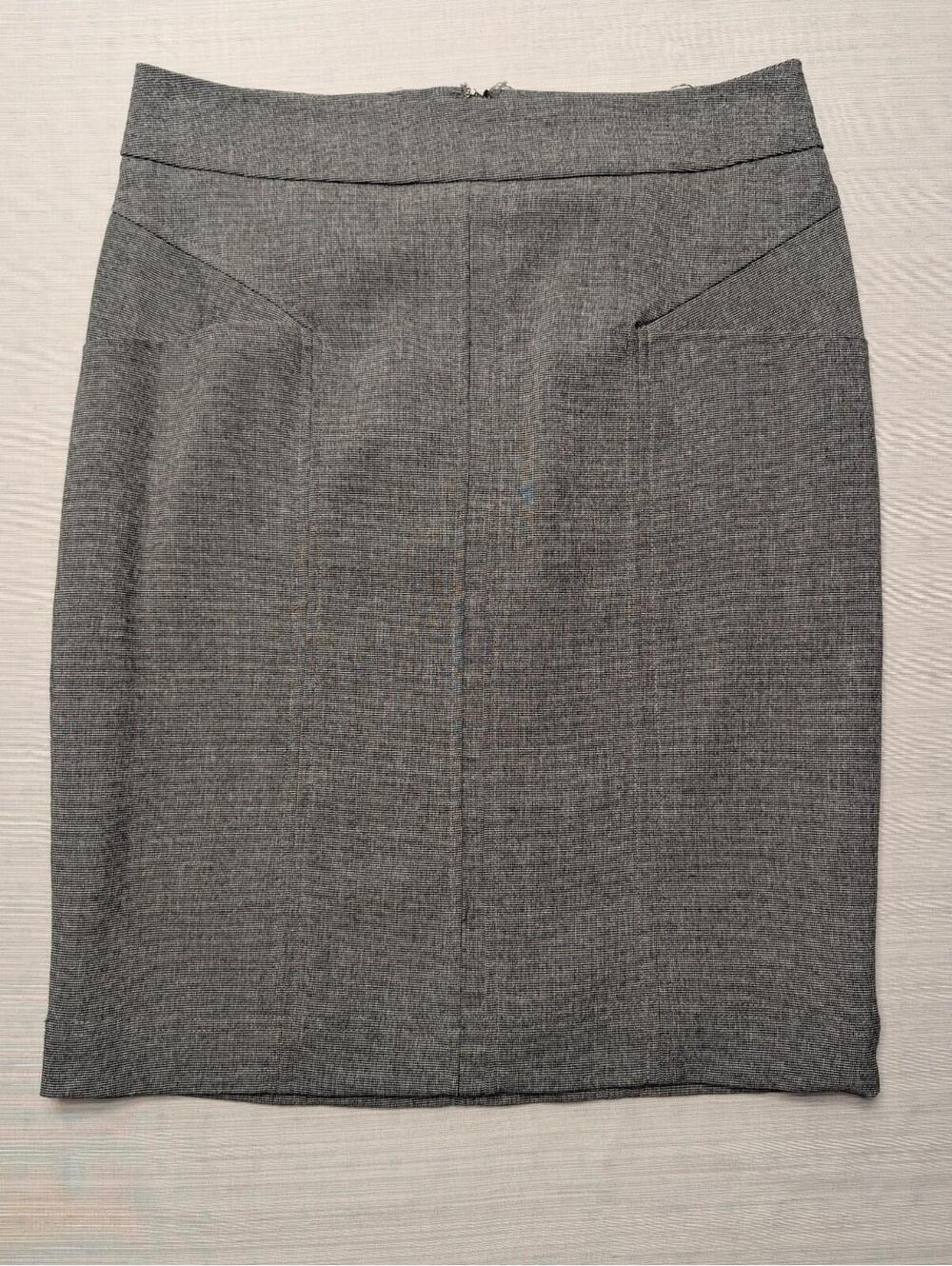 Worthington Gray Pencil Skirt 8 Petite